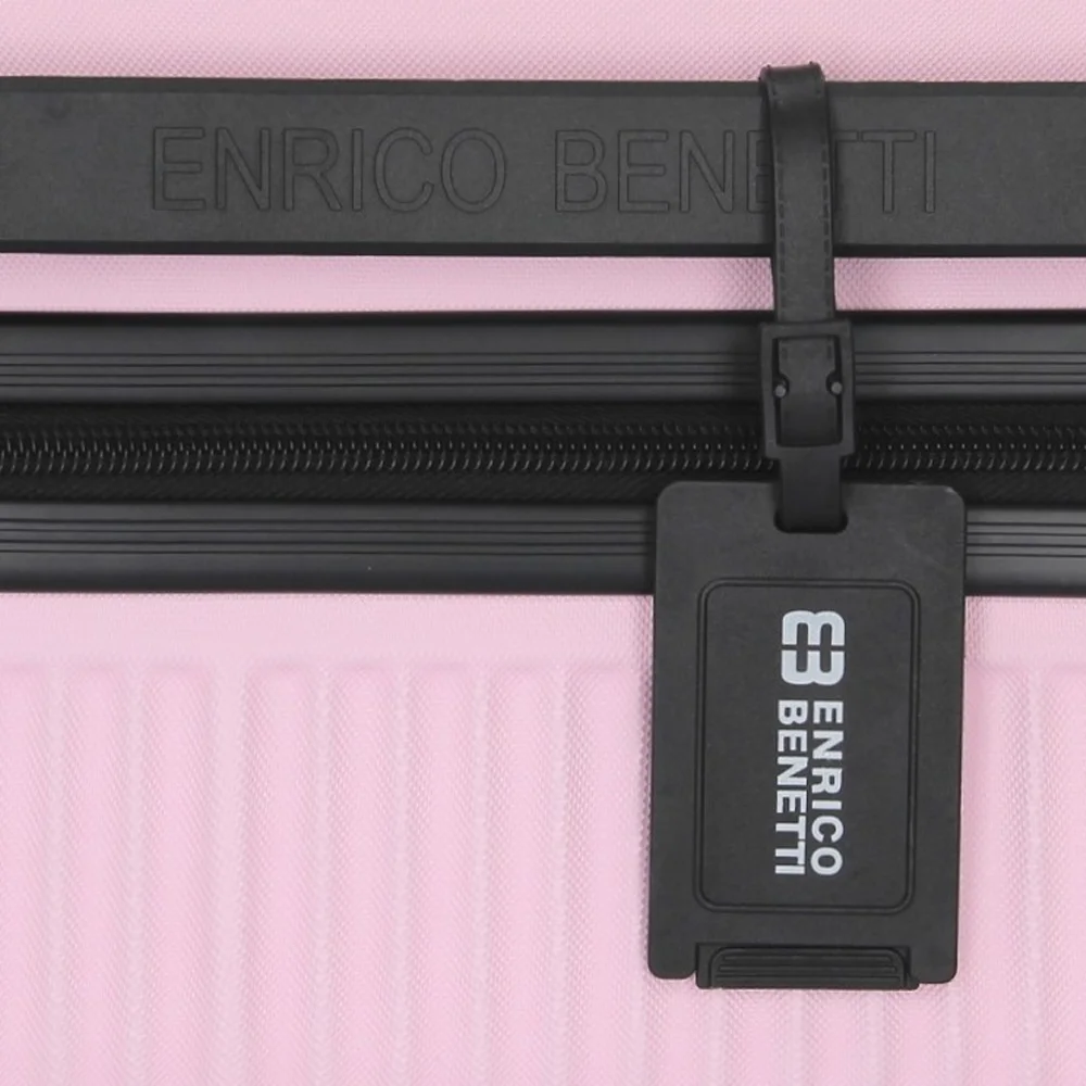 Enrico Benetti 2-delige kofferset Louisville reiskoffers roze bij Duifhuizen