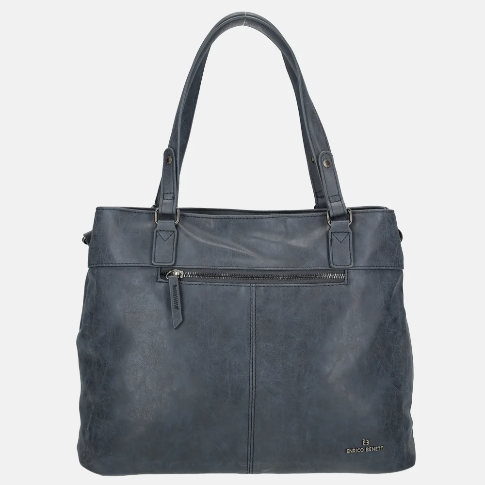 Enrico Benetti Stacey shopper blauw bij Duifhuizen