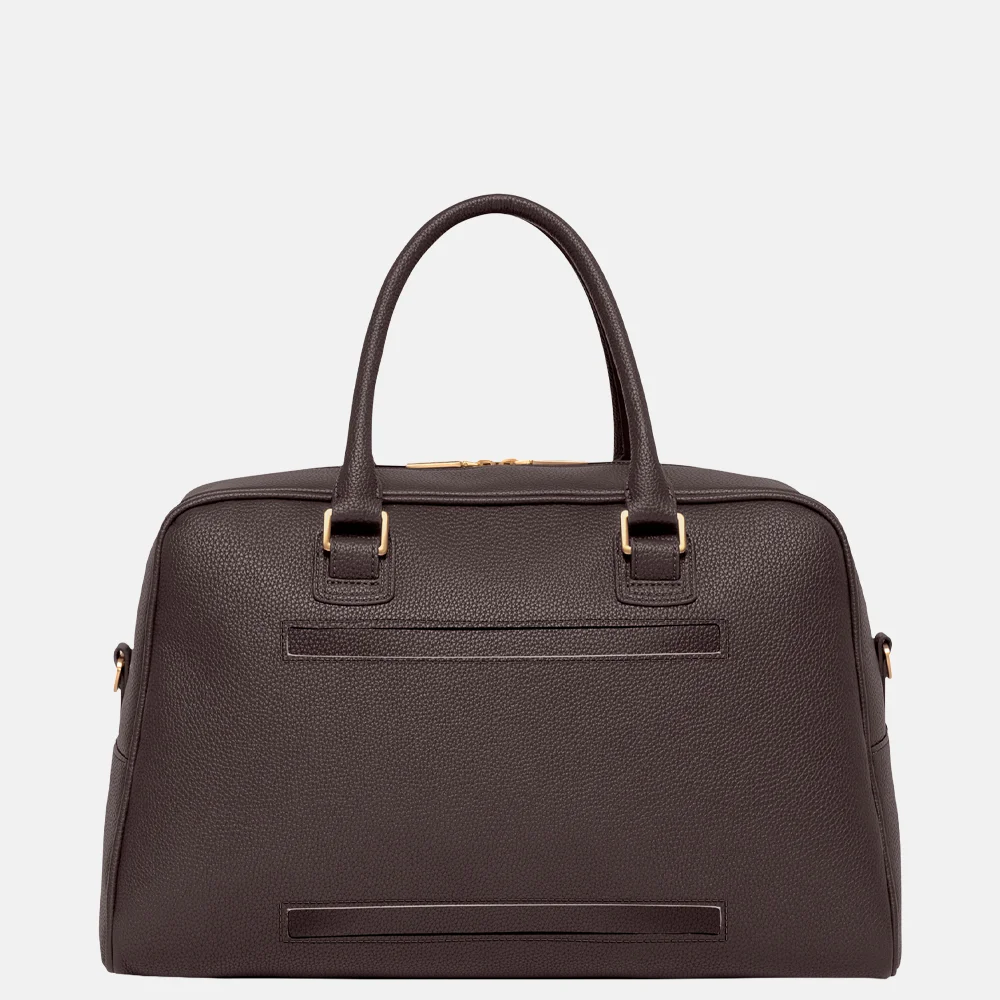 Suitsuit Fab Seventies weekendtas chocolate brown bij Duifhuizen