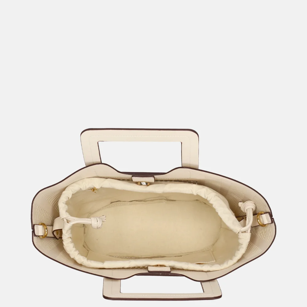 Laurent David handtas beige bij Duifhuizen