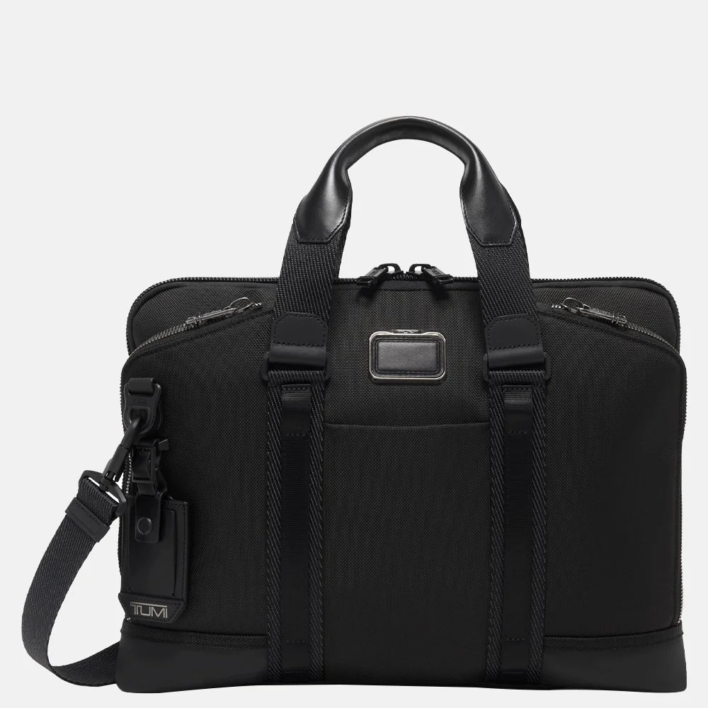 Tumi Aviano Alpha Bravo Academy laptoptas black bij Duifhuizen