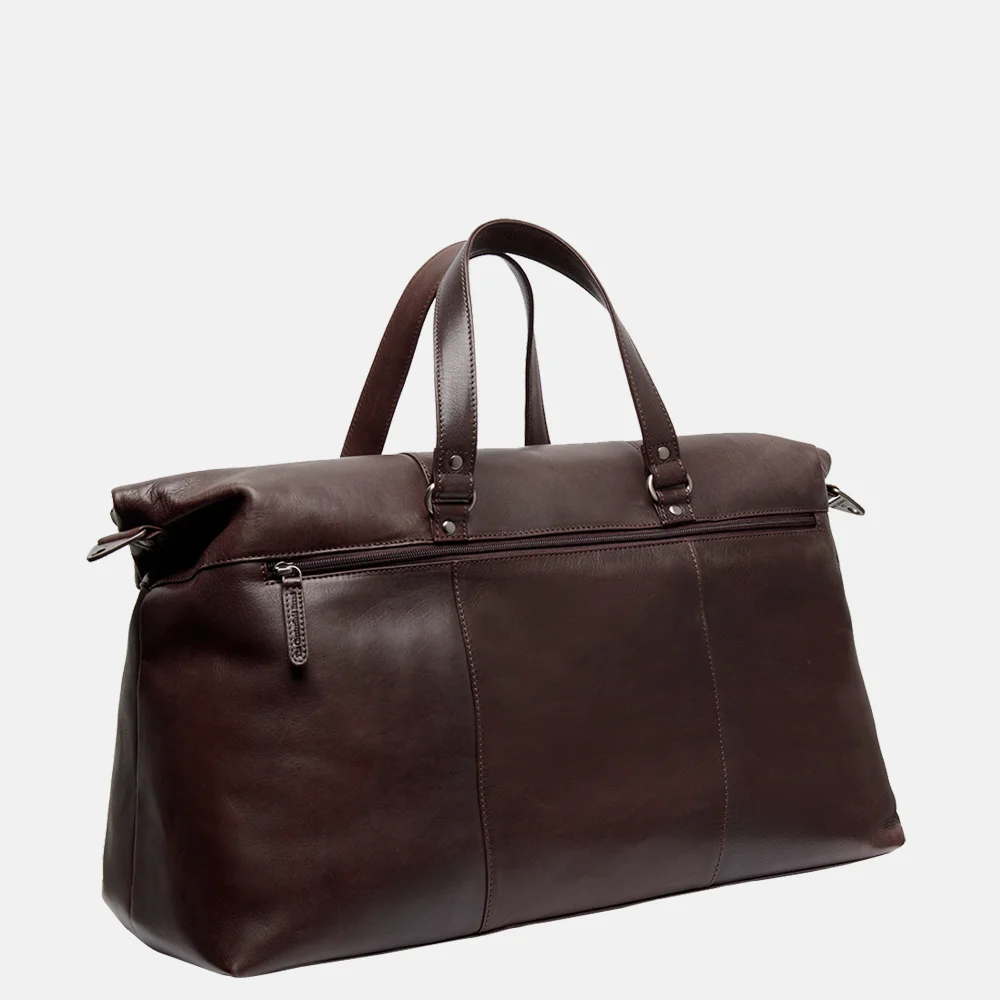 Chesterfield Lazio weekendtas dark brown bij Duifhuizen
