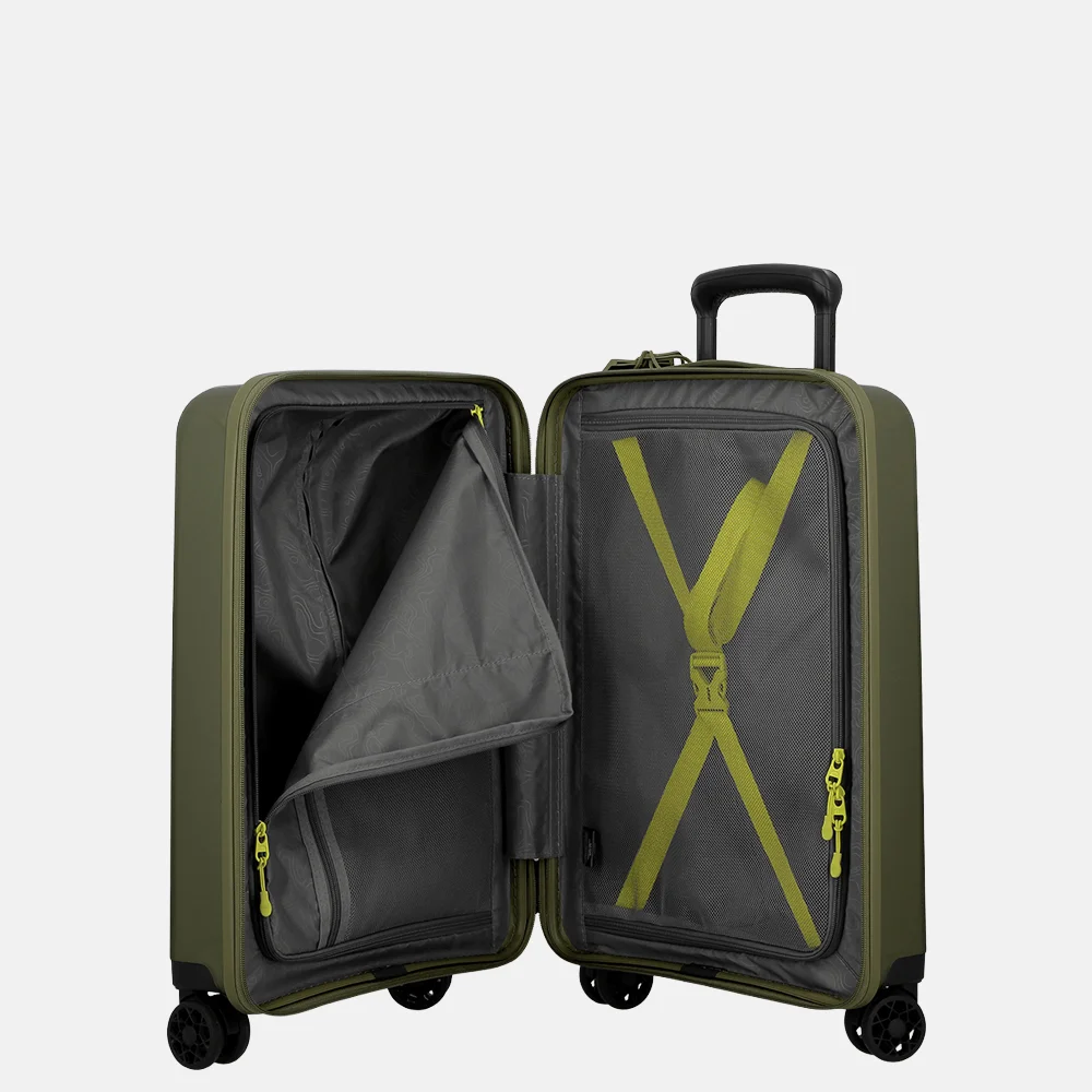 Jump Enais handbagage koffer 55 cm olive bij Duifhuizen