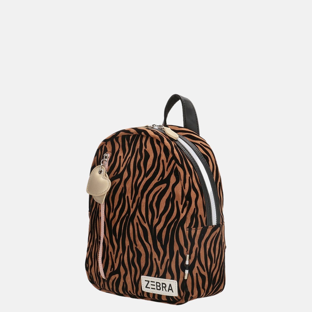 Zebra Trends kinderrugzak S zebra brown bij Duifhuizen