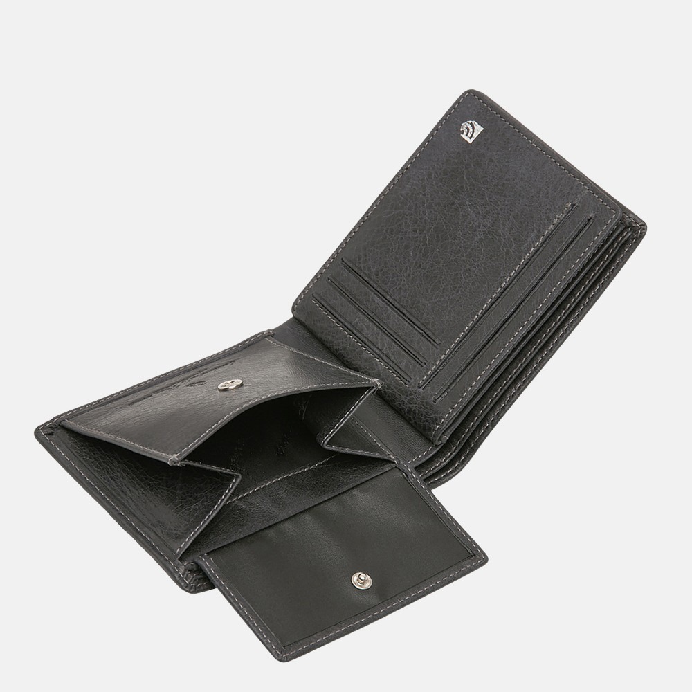 Castelijn & Beerens Canyon billfold zwart bij Duifhuizen