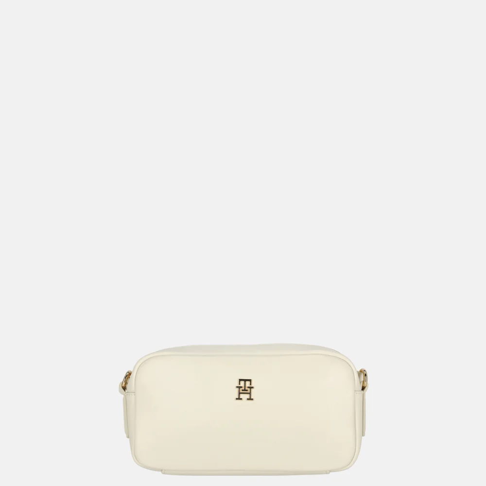 Tommy Hilfiger Essentiel crossbody tas soft cream bij Duifhuizen