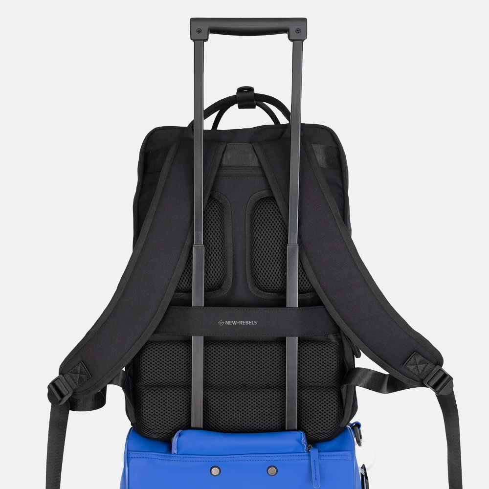 New Rebels Milwaukee rugzak ribby zwart bij Duifhuizen