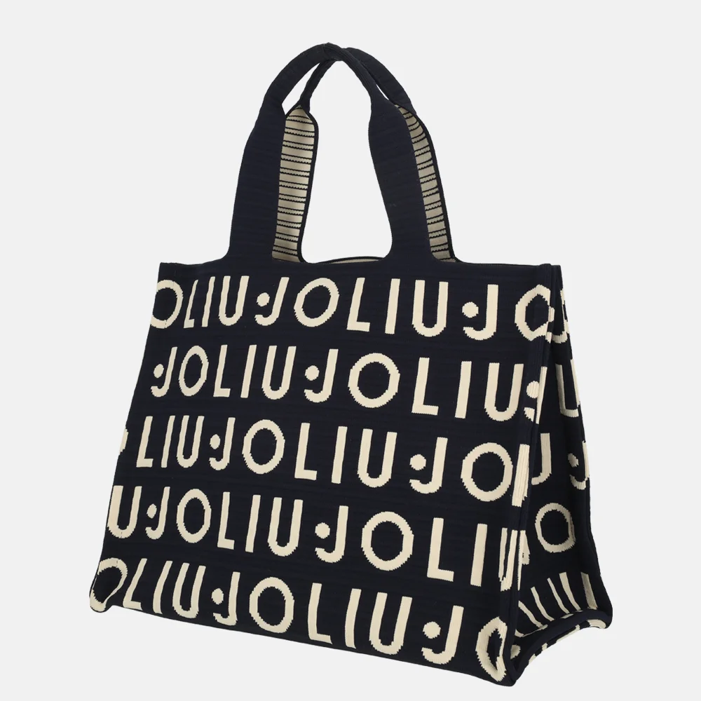 Liu Jo Logo handtas blue sky bij Duifhuizen