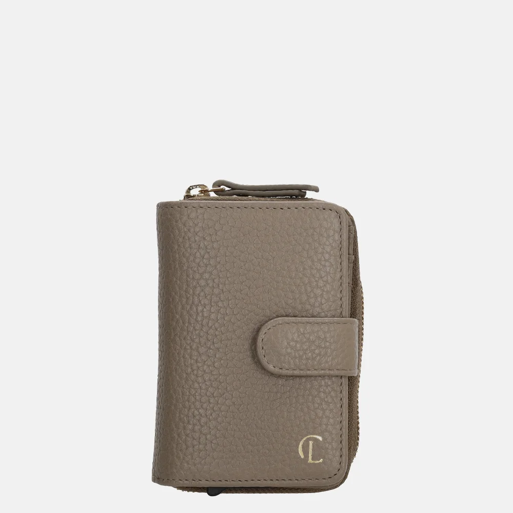 Charm London safety wallet portemonnee taupe