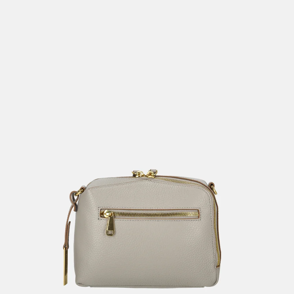 Smaak Amsterdam Blake crossbody tas taupe bij Duifhuizen