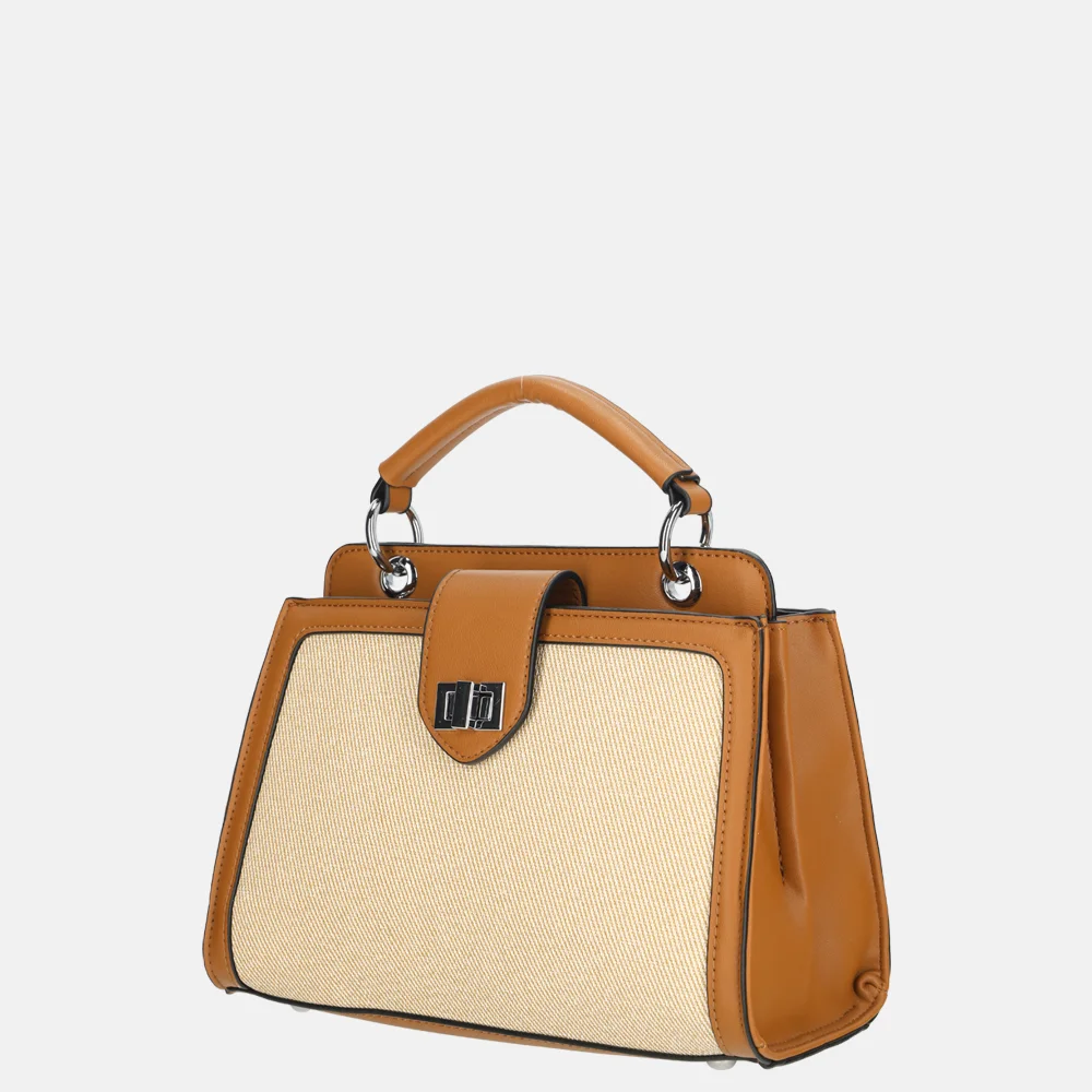 Firenze handtas taupe brown bij Duifhuizen