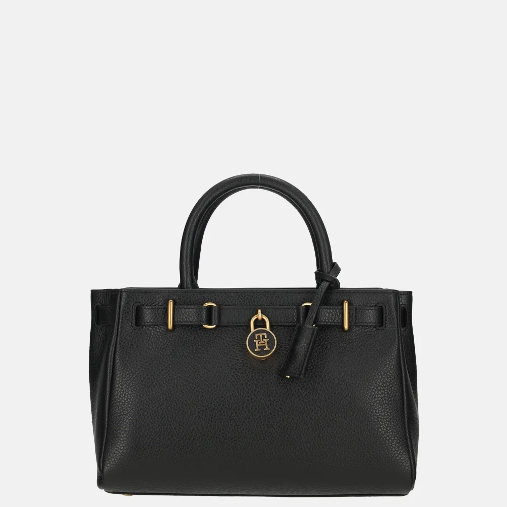 Tommy Hilfiger American icon mini handtas black bij Duifhuizen