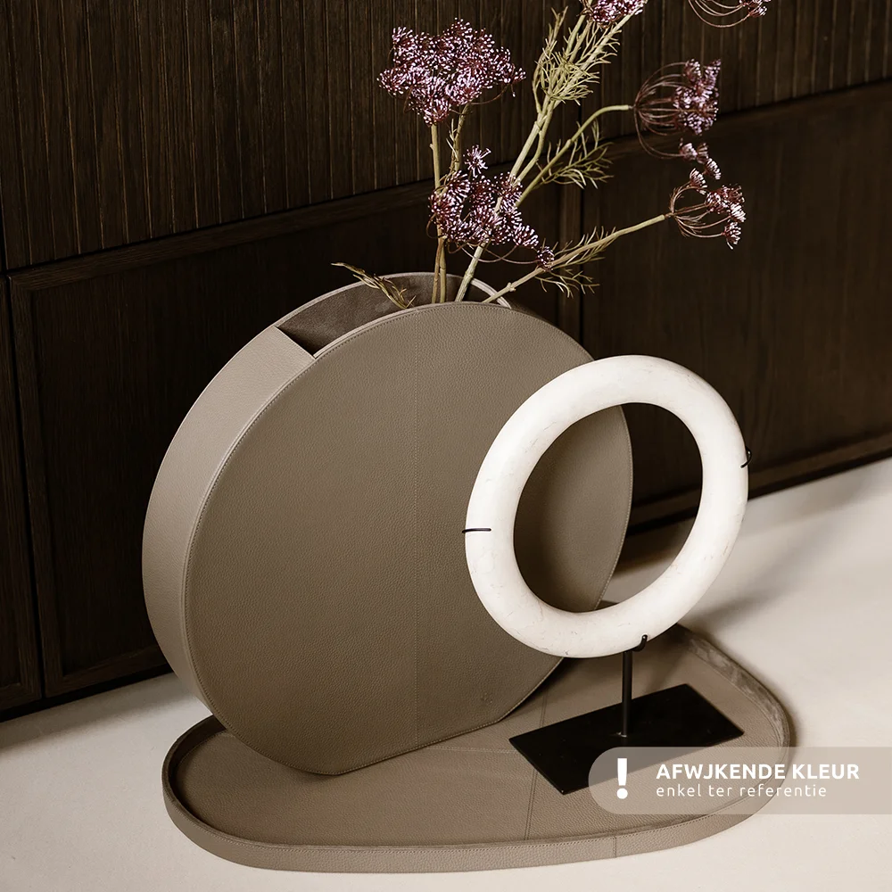 Chamada leren vaas effen large gun bij Duifhuizen