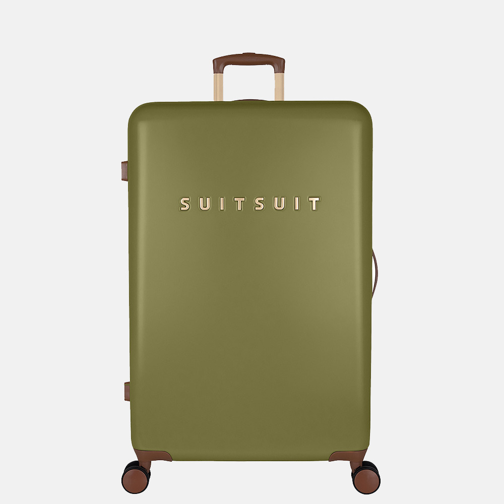 SUITSUIT Fab Seventies koffer 76 cm martini olive bij Duifhuizen