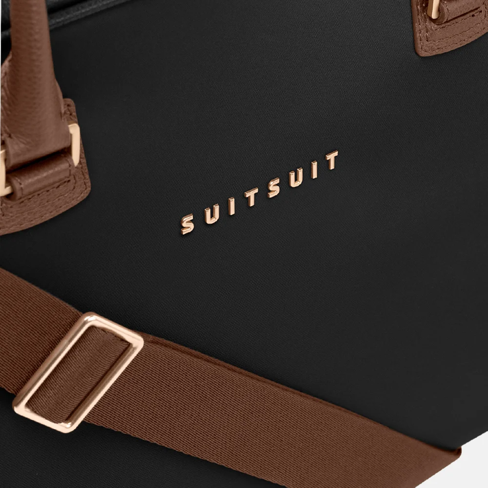 SUITSUIT Serenity Weekendtas hoog black olive bij Duifhuizen
