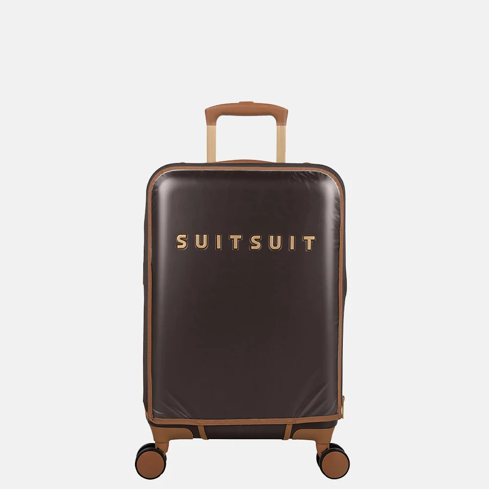 Suitsuit Fab Seventies Classic kofferhoes 55 cm espresso black