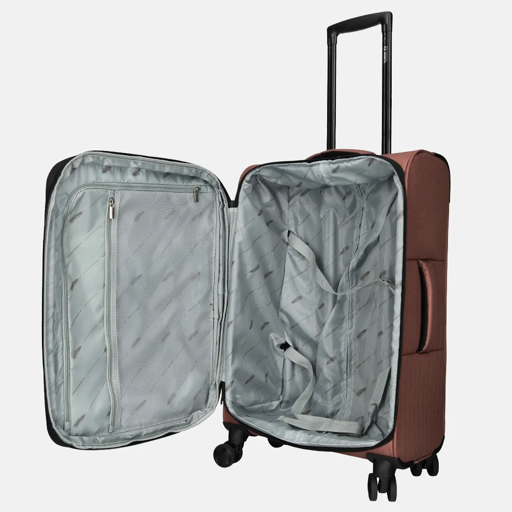 Enrico Benetti Oakville reiskoffer 65 cm oudroze bij Duifhuizen