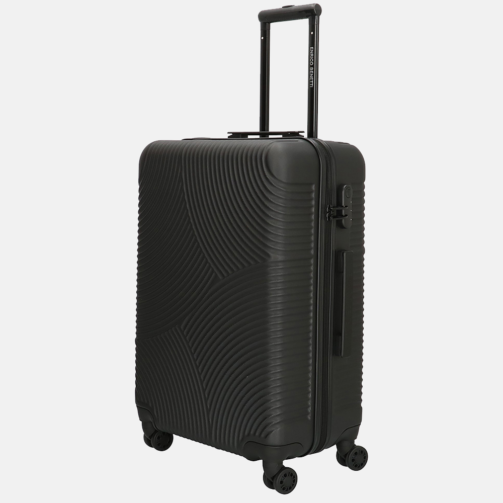 Enrico Benetti Louisville koffer 65 cm zwart bij Duifhuizen