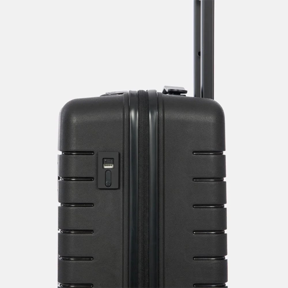 Bric's Ulisse handbagage koffer 55 cm black bij Duifhuizen