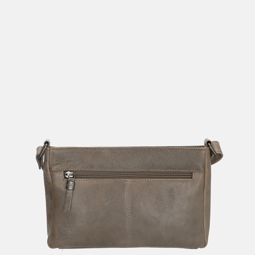 Micmacbags Porto schoudertas grey bij Duifhuizen