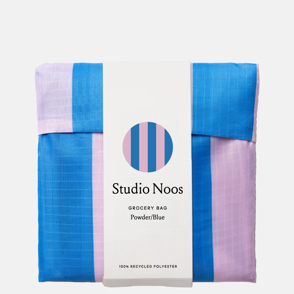 Studio Noos shopper Powder / Blue striped bij Duifhuizen