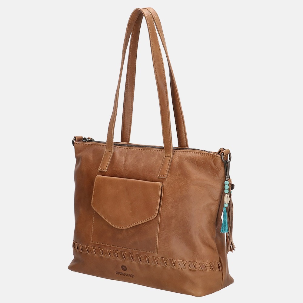 Micmacbags Friendship shopper brown bij Duifhuizen