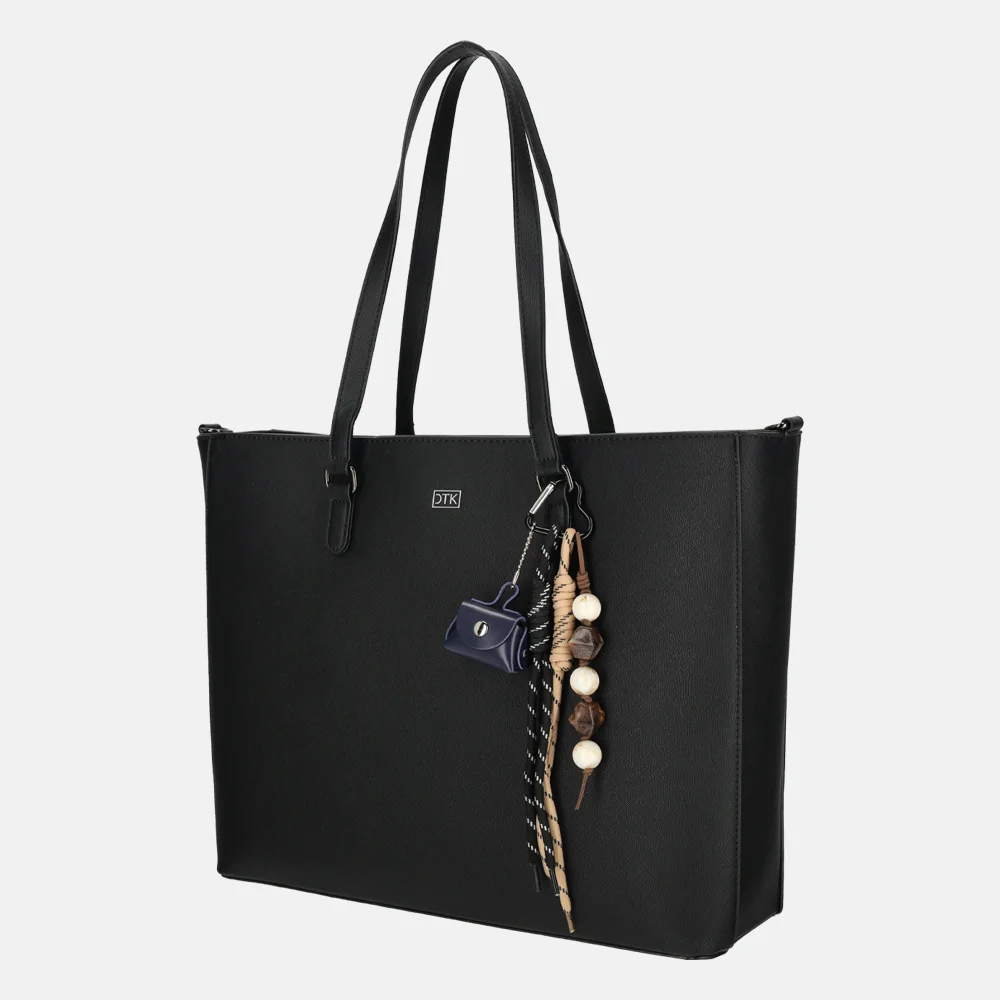 Flora & Co charm/tassenhanger navy bij Duifhuizen