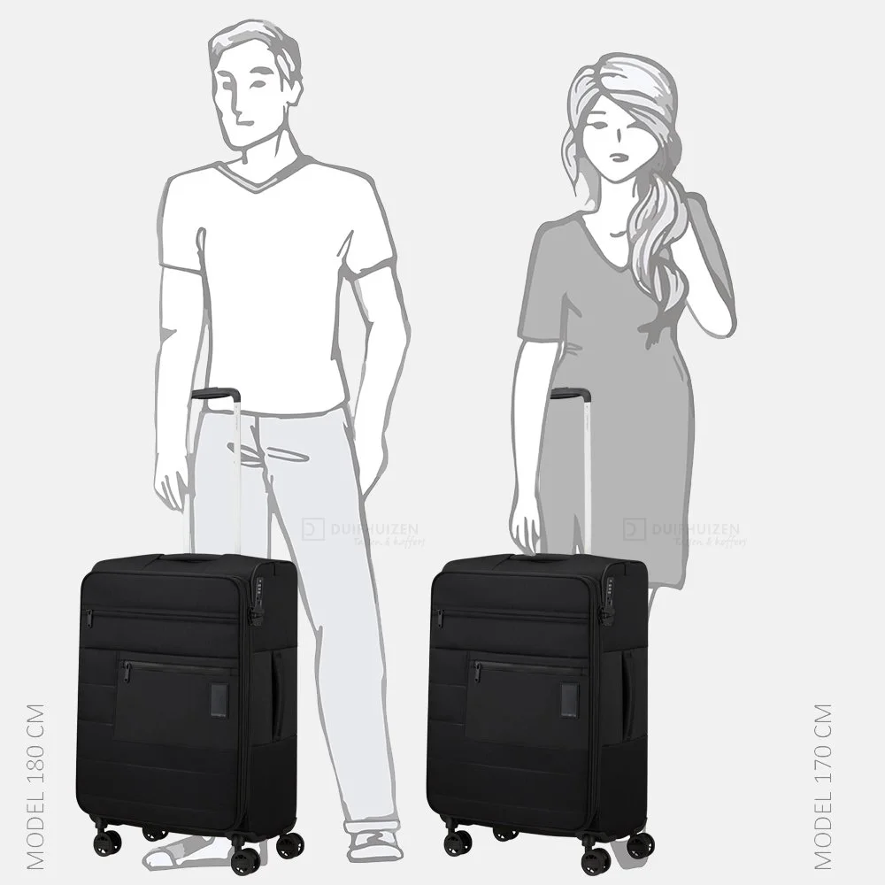 Samsonite Vaycay koffer 66 cm Black bij Duifhuizen