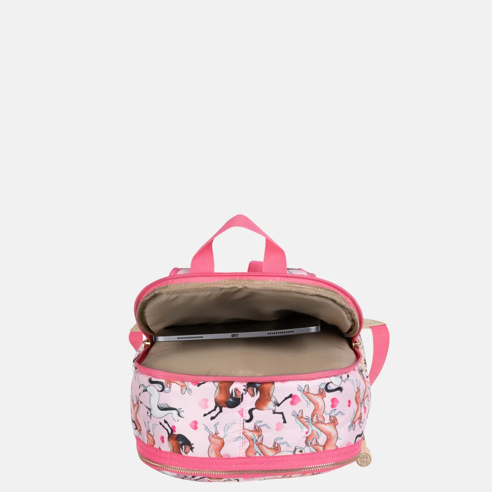 Pick & Pack Magic Horses kinderrugzak M pink bij Duifhuizen