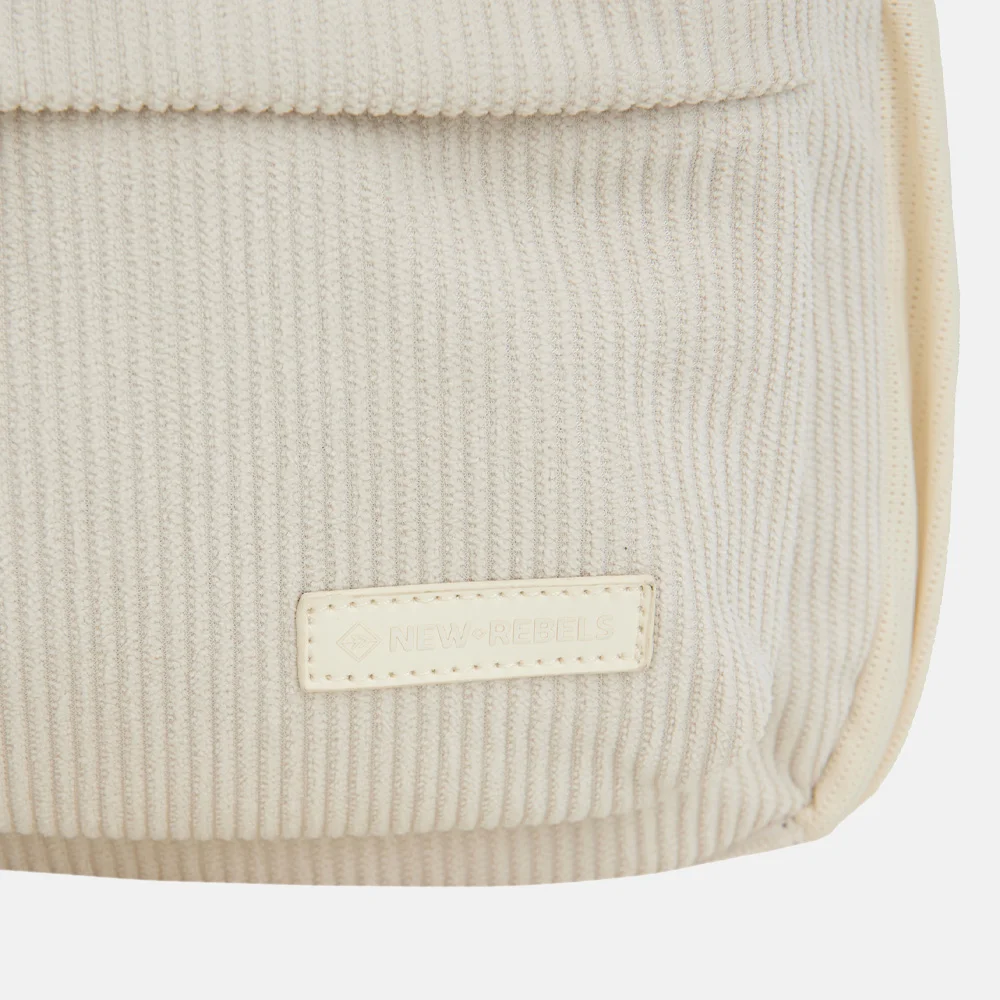 New Rebels rugzak S beige bij Duifhuizen