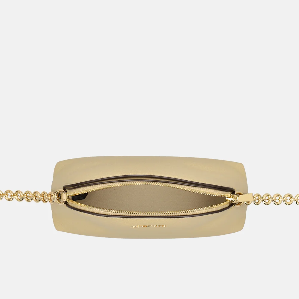 Michael Kors Freddie dome crossbody tas S khaki bij Duifhuizen