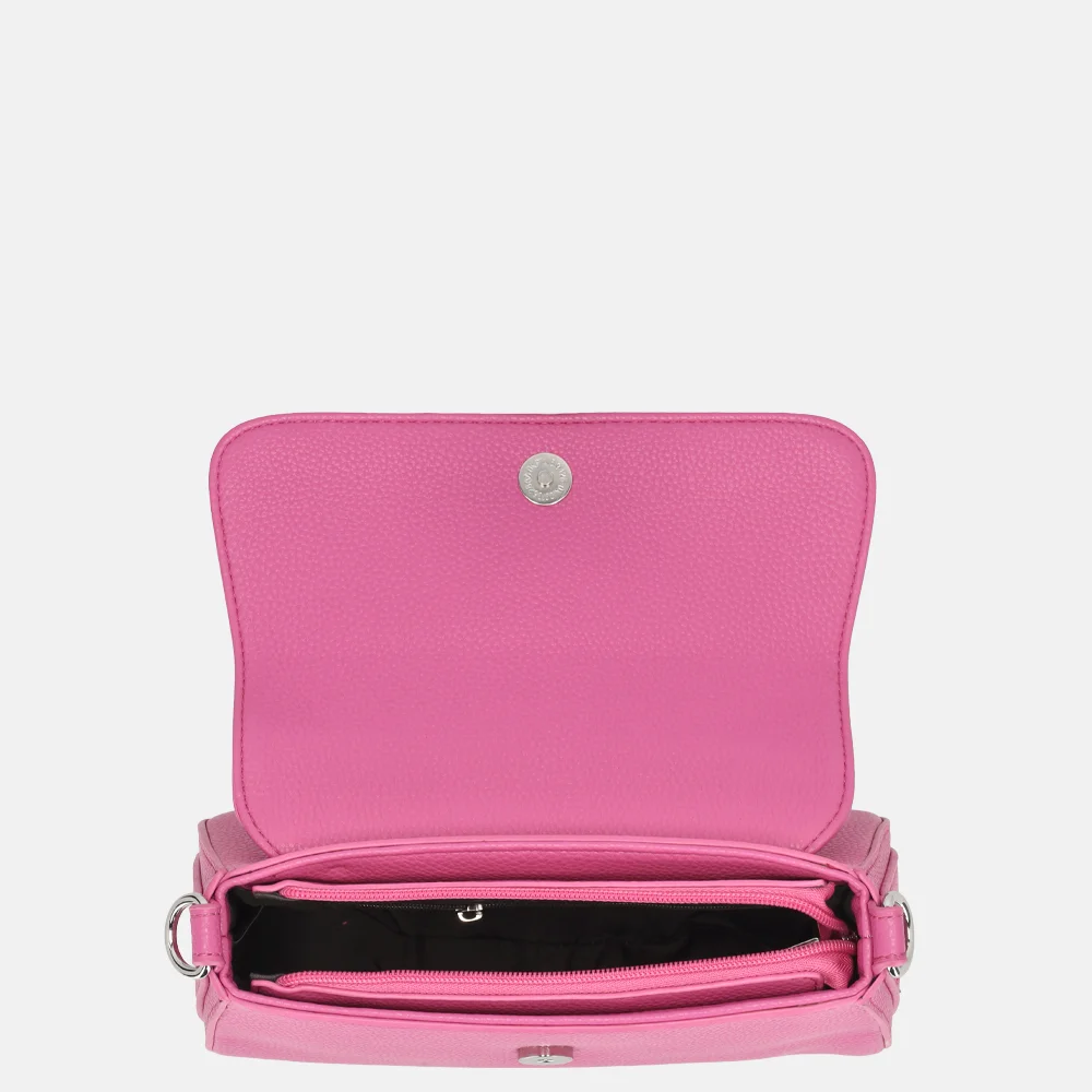Flora & Co crossbody tas fuchsia bij Duifhuizen