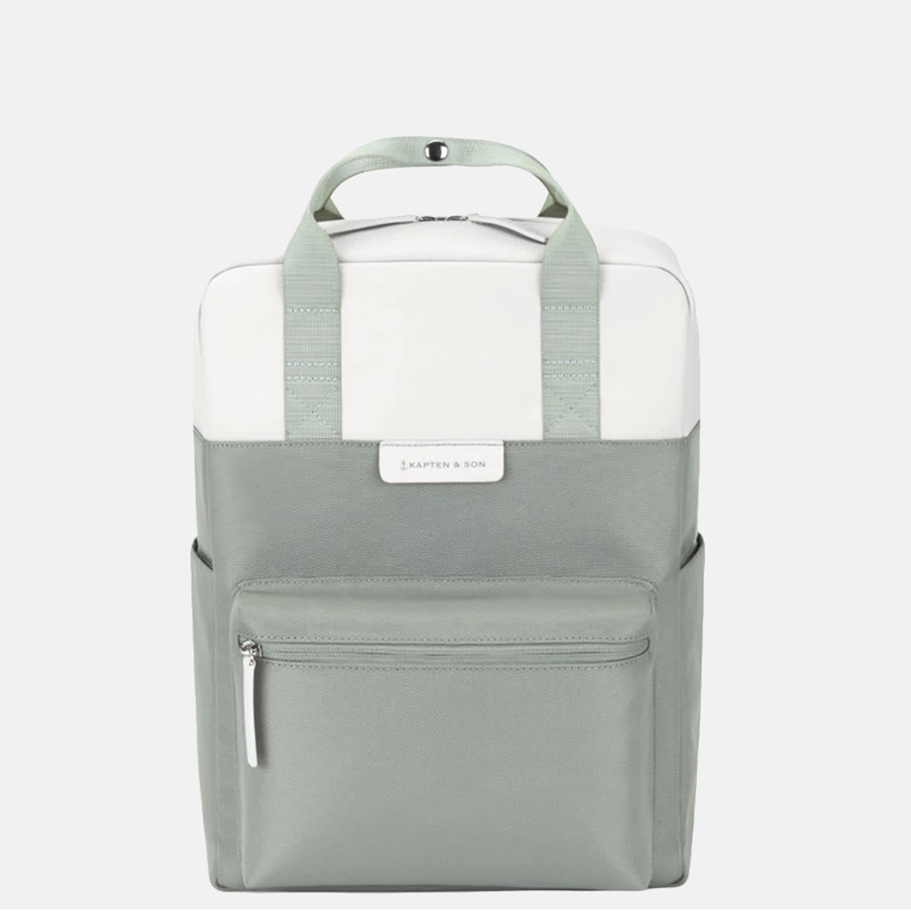 Kapten & Son Bergen rugzak 15 inch sage sprinkled 