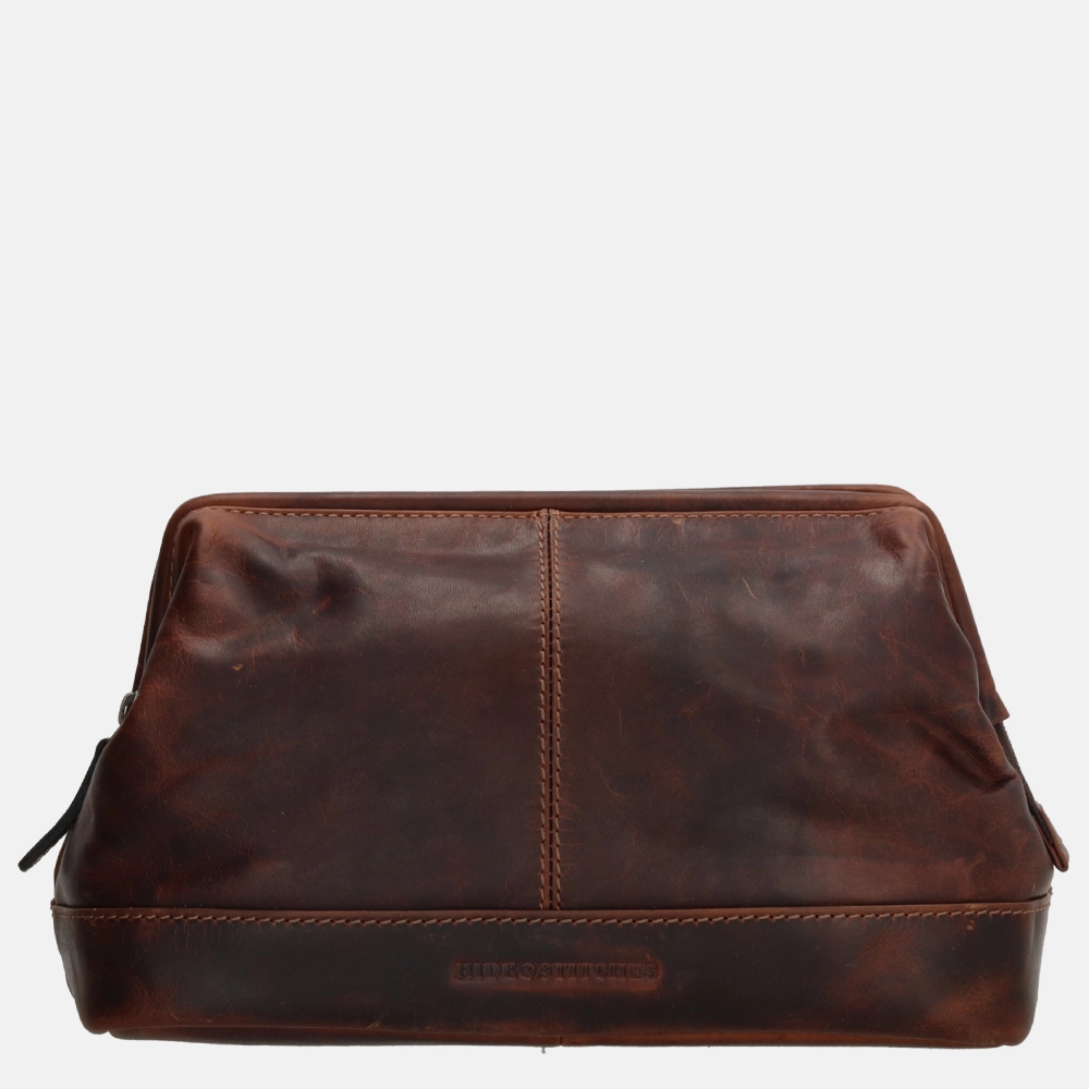 Hide & Stitches beugeltoilettas brown bij Duifhuizen