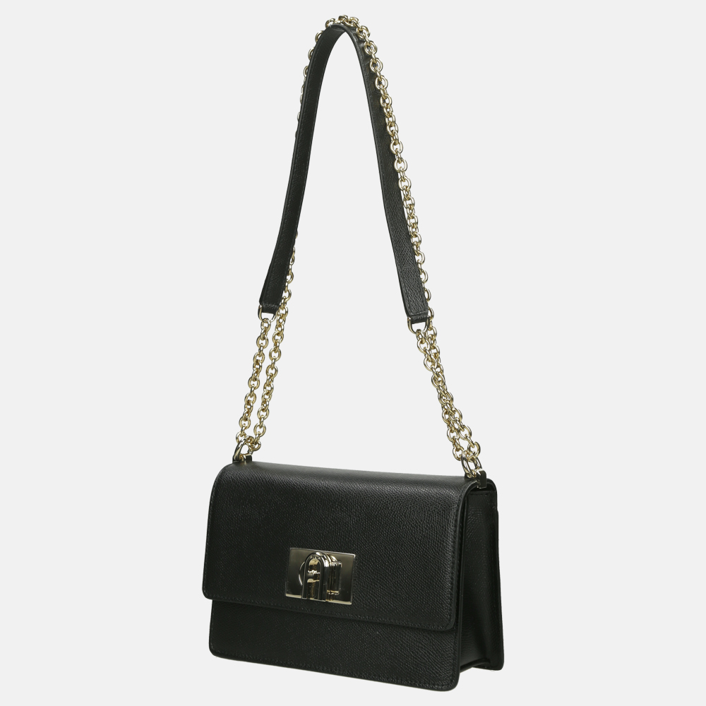 Furla 1927 crossbody tas mini nero bij Duifhuizen