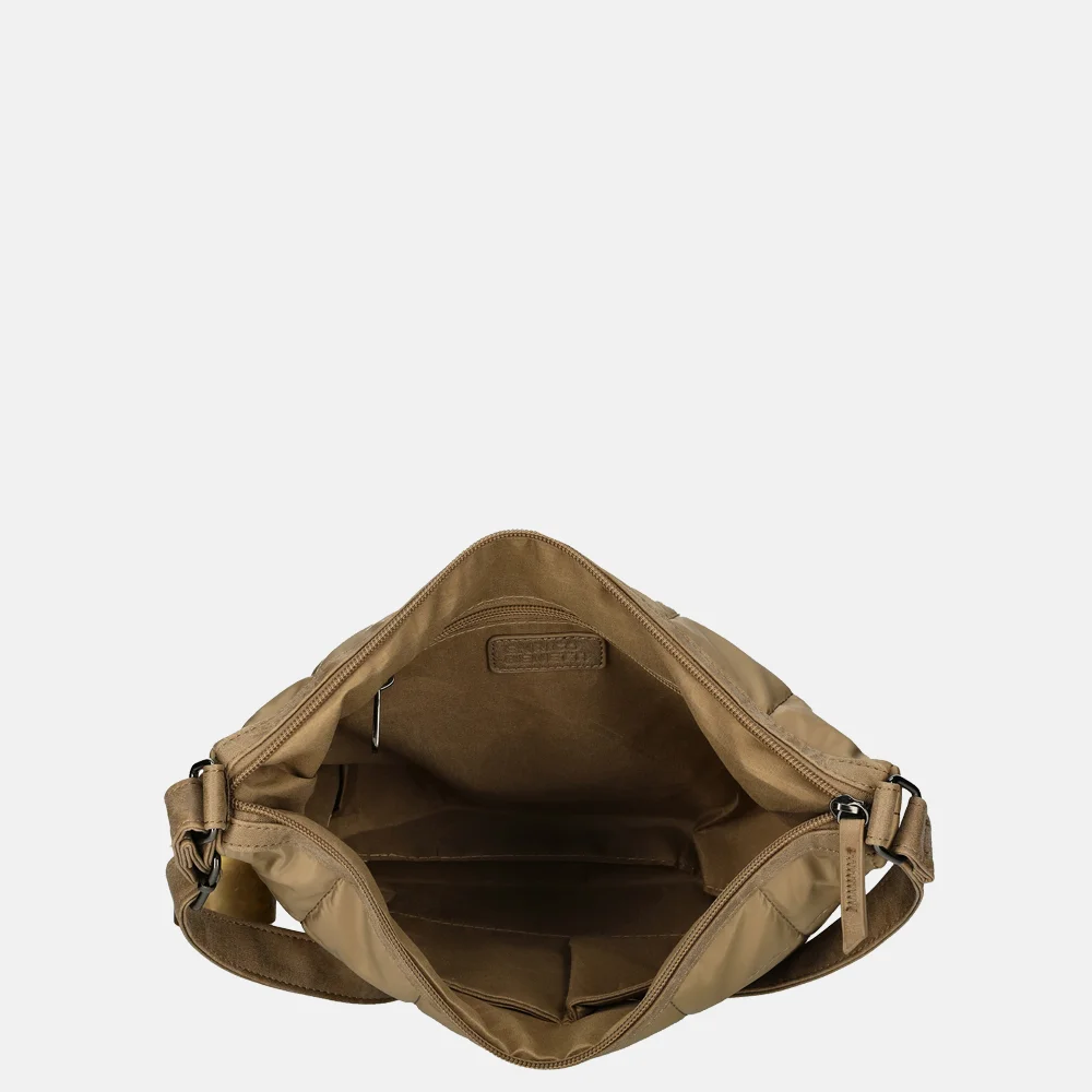 Enrico Benetti Demi crossbody tas taupe bij Duifhuizen