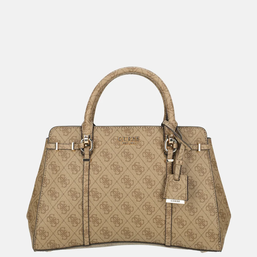 Guess Leona handtas latte logo bij Duifhuizen
