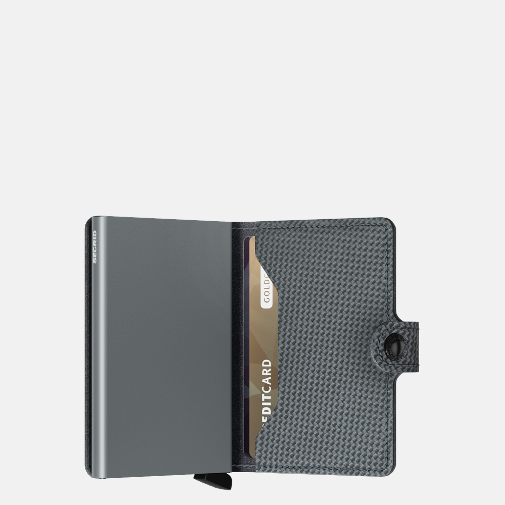 Secrid Miniwallet pasjeshouder carbon cool grey bij Duifhuizen