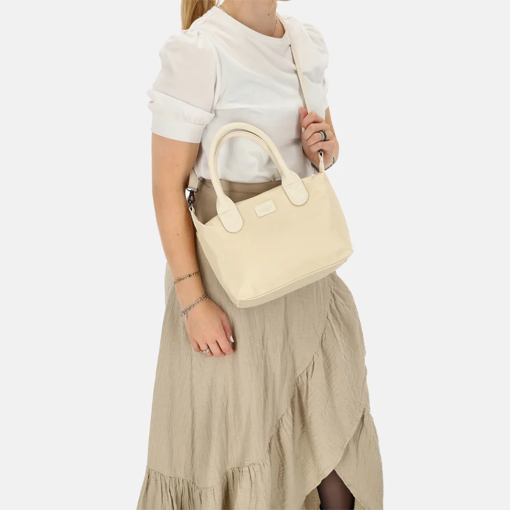 Charm London Buckingham Mono handtas creme bij Duifhuizen