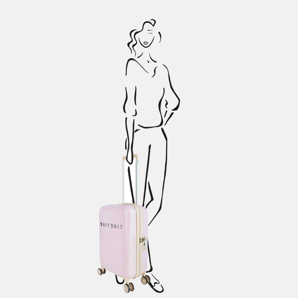 SUITSUIT Fabulous Fifties koffer 55 cm pink dust bij Duifhuizen