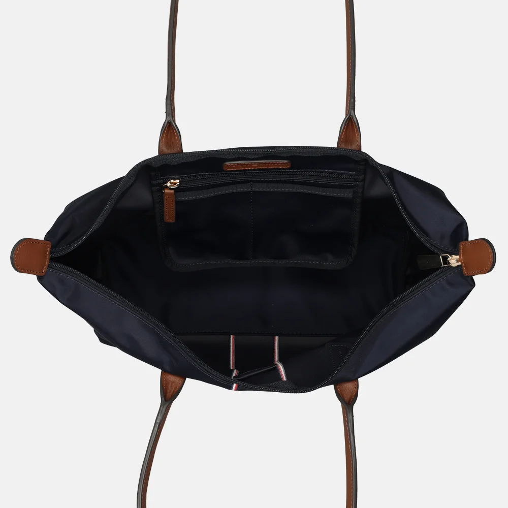 Tommy Hilfiger Popette shopper space blue corp bij Duifhuizen