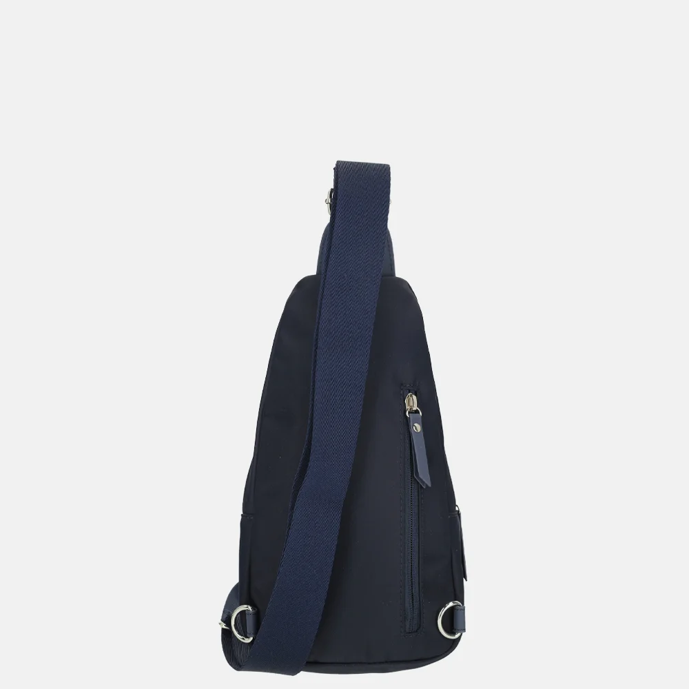 Enrico Benetti Caroline crossbody 2rits blauw bij Duifhuizen