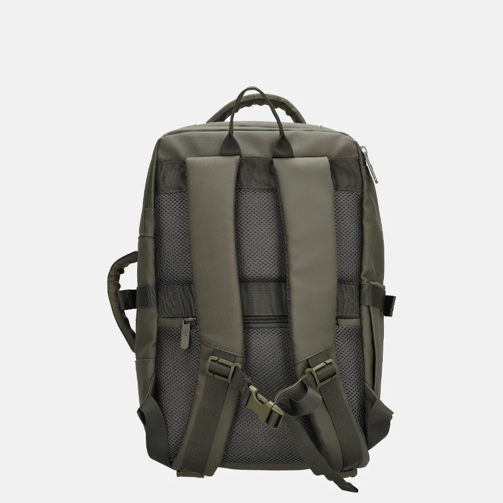 Beagles laptoprugzak/underseater 15 inch olijfgroen bij Duifhuizen