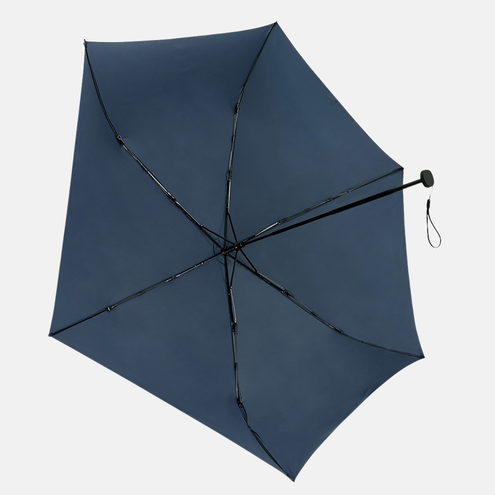 Impliva Travellight opvouwbare paraplu mini blue bij Duifhuizen
