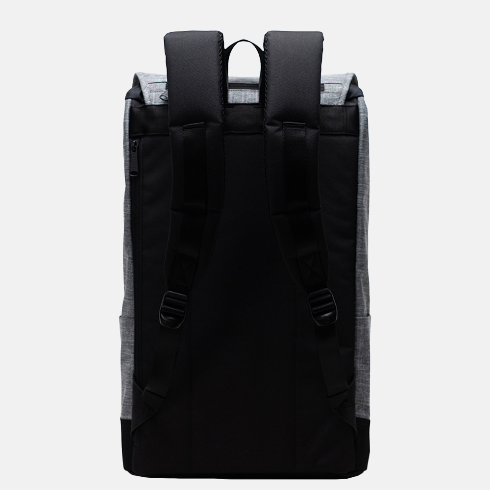 Herschel Little America Pro rugzak 15 inch raven crosshatch/black bij Duifhuizen