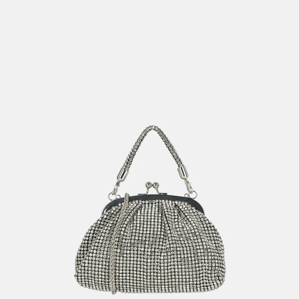 Firenze Strass handtas silver