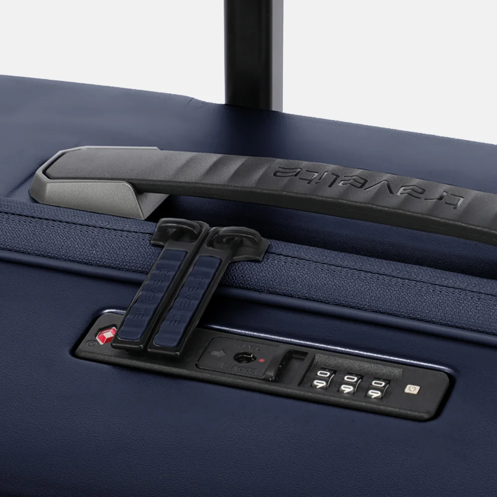 Travelite Millennium spinner 76 cm navy bij Duifhuizen