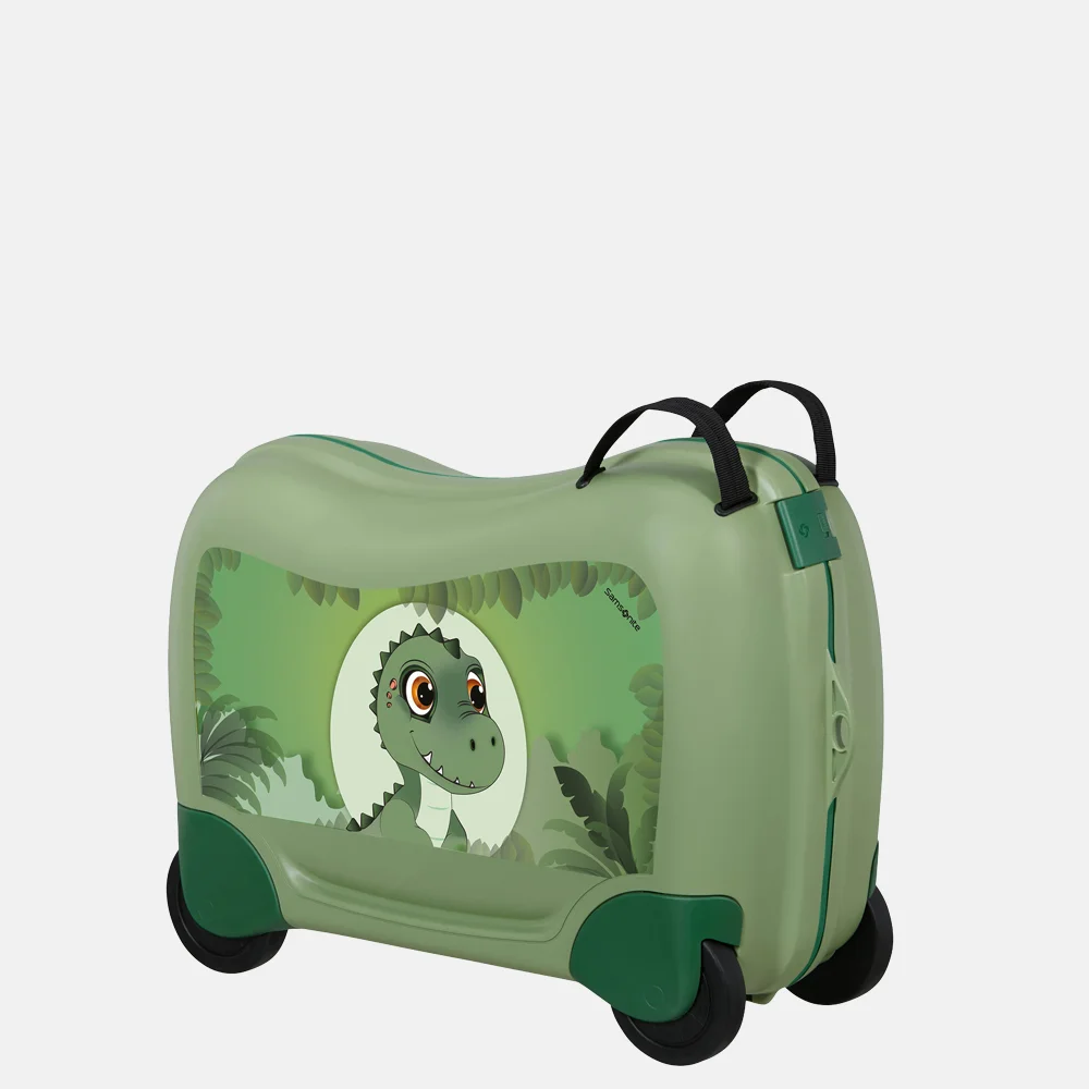 Samsonite Dream2go Ride-On kinderkoffer Dino Rex groen bij Duifhuizen