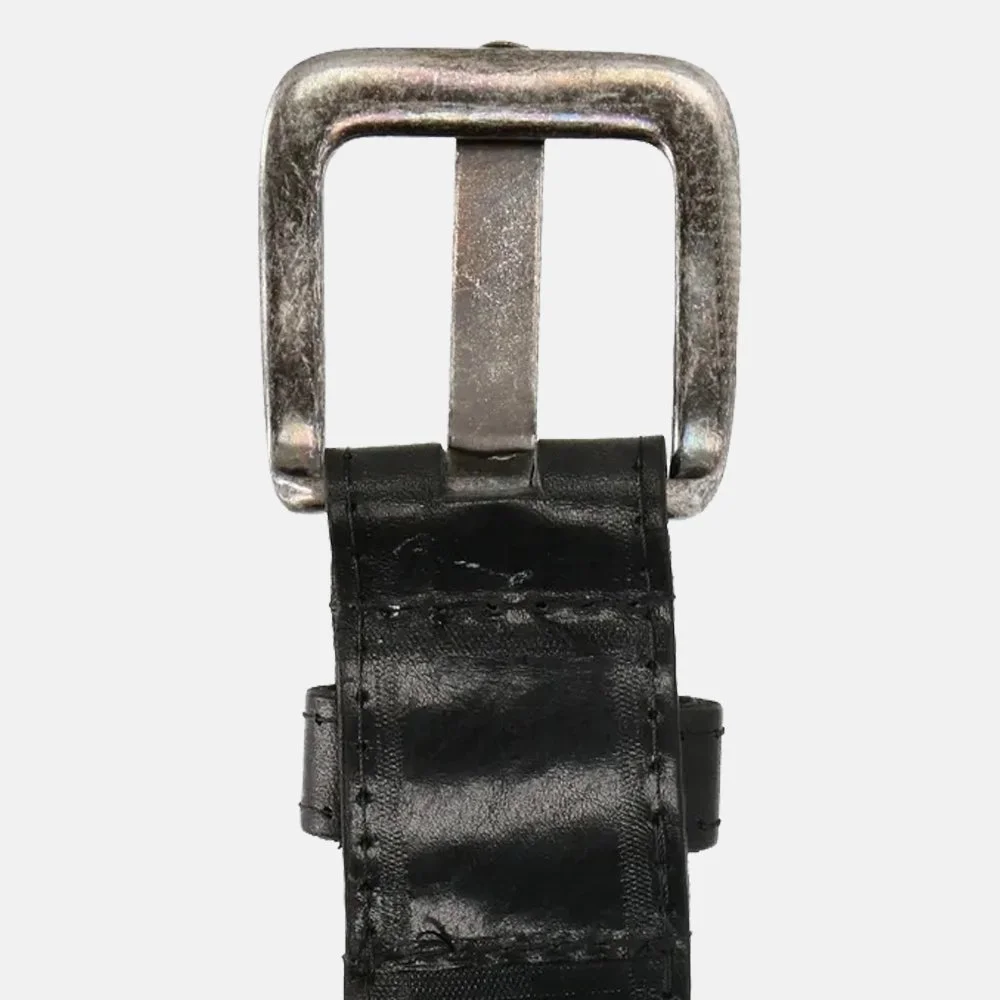 Hide & Stitches Lubbock herenriem 4 cm black bij Duifhuizen