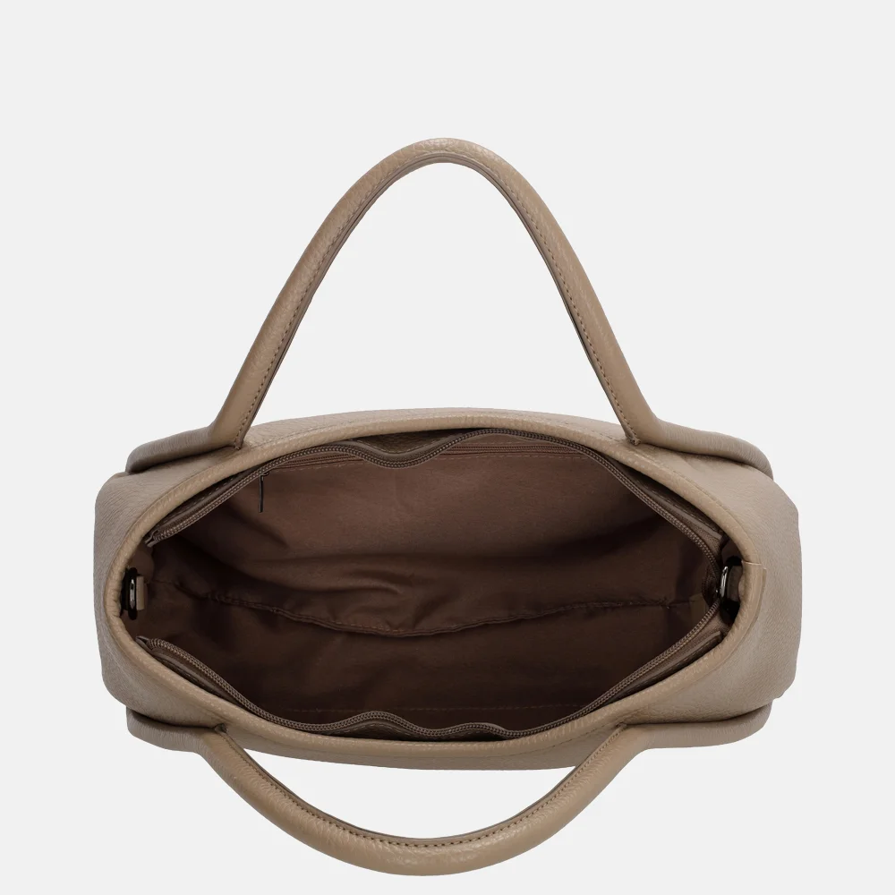 Zebra Trends Sofie handtas M taupe bij Duifhuizen